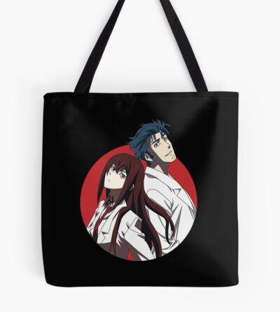 Steins Gate Okabe And Makise Bassic Design Tote Bag
