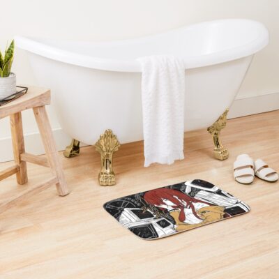 Alternative view of Steins Gate Makise Kurisu Vintage Bath Mat