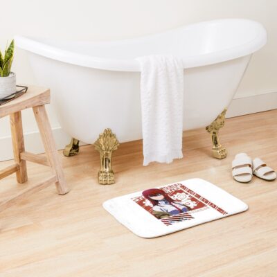 Alternative view of Novel Game Steins Gate Kurisu Techno Bath Mat