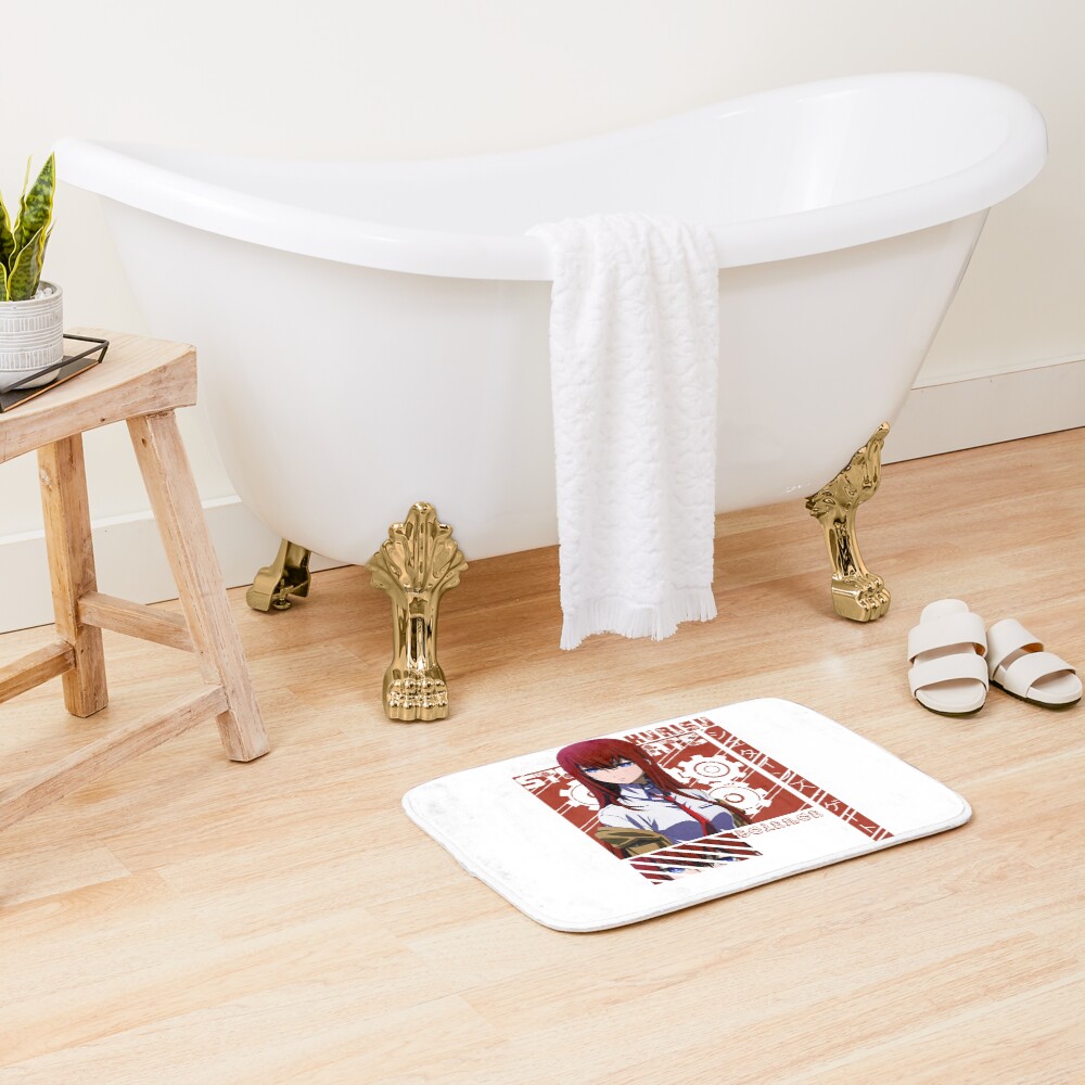 Novel Game Steins Gate Kurisu Techno Bath Mat - Image 2
