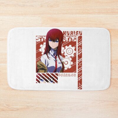 Novel Game Steins Gate Kurisu Techno Bath Mat