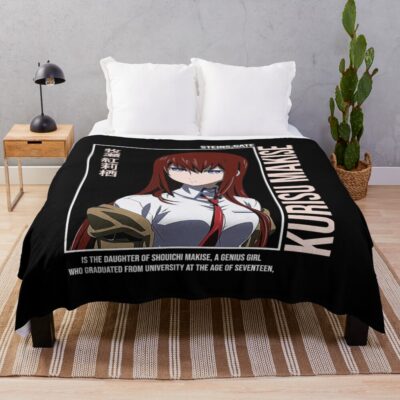 New Collection Steins Gate Makise Kurisu Throw Blanket