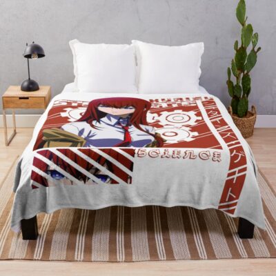 Novel Game Steins Gate Makise Kurisu Classic Throw Blanket