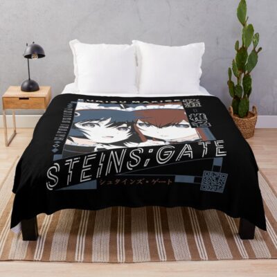 Steins Gate Makise Kurisu And Mayuri Shiina So Cute Throw Blanket