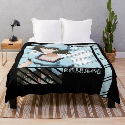 Visual Novel Game Steins Gate Mayuri Music Throw Blanket