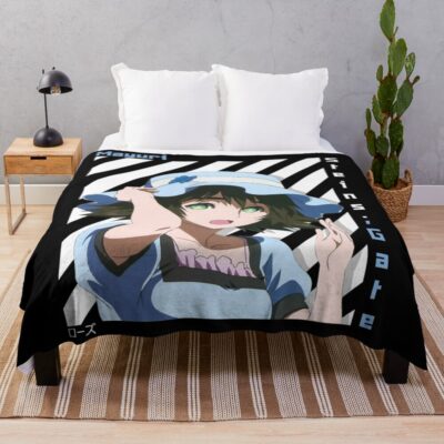 Best Selling Novel Game Steins Gate Mayuri Shiina Throw Blanket