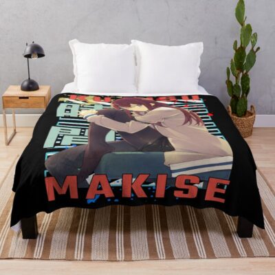 Kurisu Makise Steins Gate Urban Anime Design Throw Blanket