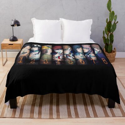 Hot Design Steins Gate Characters Throw Blanket