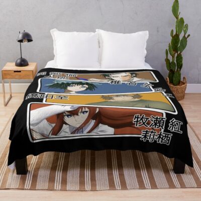 Hot Item Steins Gate Main Characters Throw Blanket
