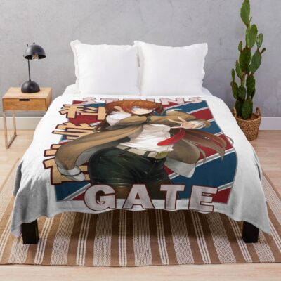 Kurisu Makise Steins Gate Anime Design Throw Blanket
