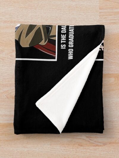 Alternative view of New Collection Steins Gate Makise Kurisu Throw Blanket