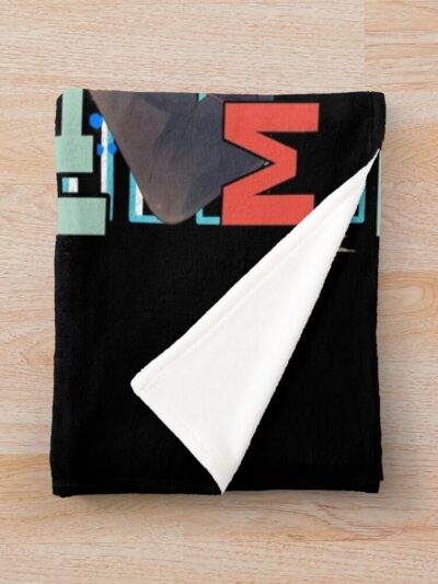 Alternative view of Kurisu Makise Steins Gate Urban Anime Design Throw Blanket