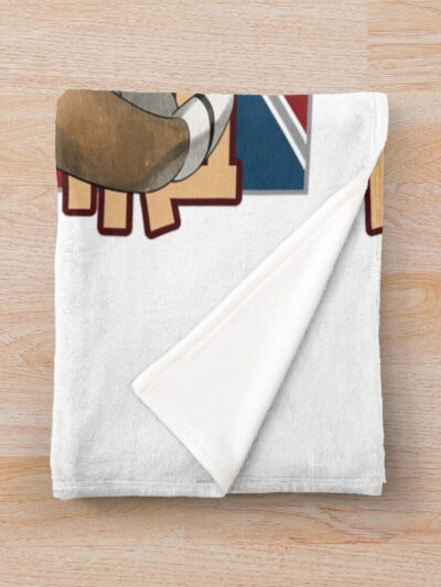 Alternative view of Kurisu Makise Steins Gate Anime Design Throw Blanket