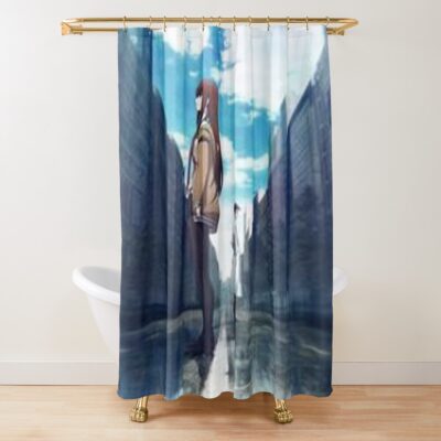 Steins Gate Love Between Dimensions Shower Curtain