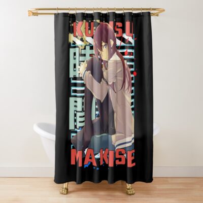 Kurisu Makise Steins Gate Urban Anime Design Shower Curtain
