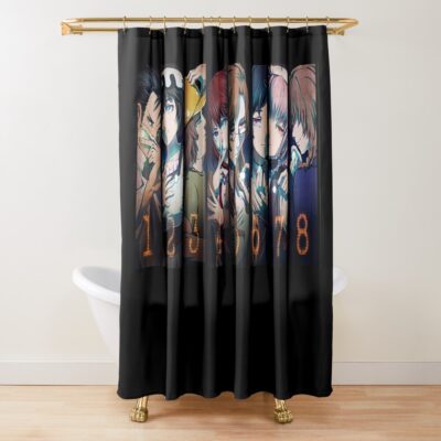 Hot Design Steins Gate Characters Shower Curtain
