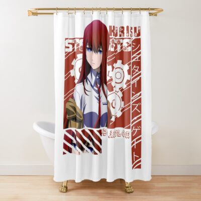 Novel Game Steins Gate Makise Kurisu Classic Shower Curtain