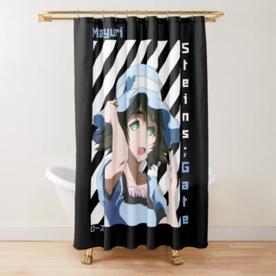 Best Selling Novel Game Steins Gate Mayuri Shiina Shower Curtain