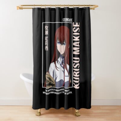 New Collection Steins Gate Makise Kurisu Shower Curtain