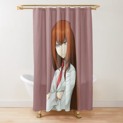 Kurisu Makise Steins Gate So Beautifull Shower Curtain