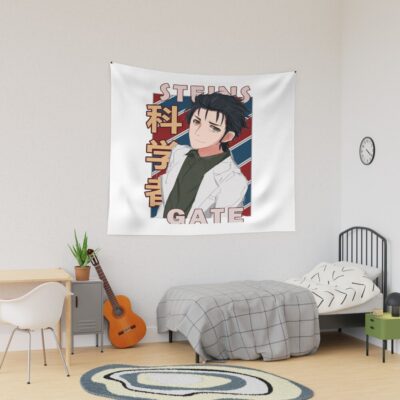Rintarou Okabe Steins Gate Anime Design Tapestry