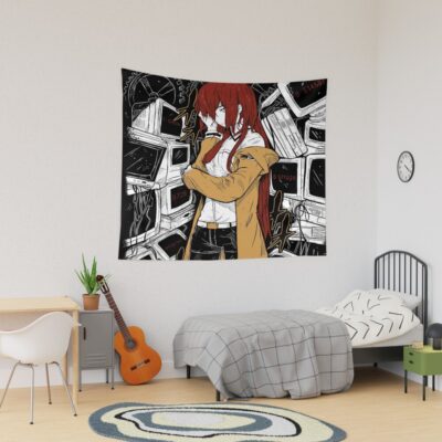 Steins Gate Makise Kurisu Vintage Design Tapestry