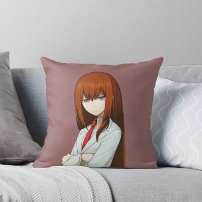 Kurisu Makise Steins Gate So Beautifull Throw Pillow