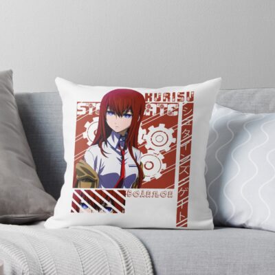 Novel Game Steins Gate Makise Kurisu Classic Throw Pillow