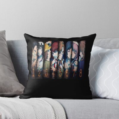 Hot Design Steins Gate Characters Throw Pillow