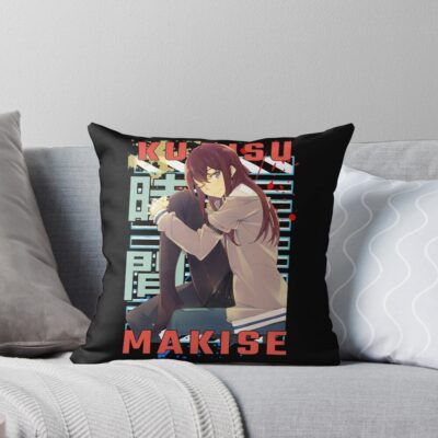 Kurisu Makise Steins Gate Urban Anime Design Throw Pillow